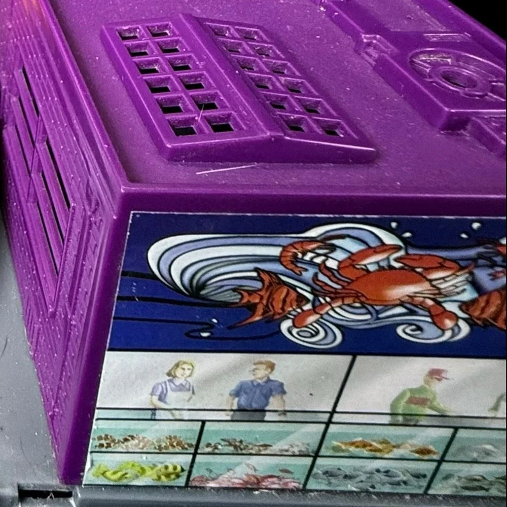 Hot Wheels City 2007 Single Block Purple Building Play Set‎